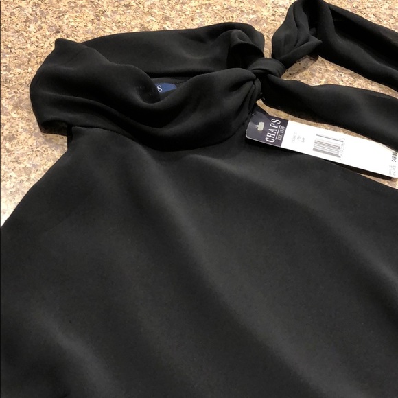 Chaps Tops - Chaps Sleeveless Black Top NWT